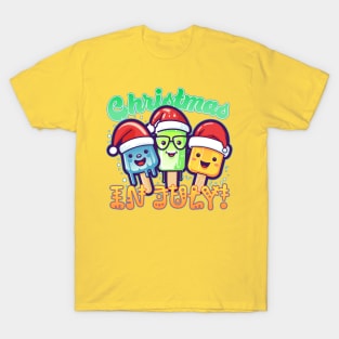 Christmas in July Chibi Popsicles T-Shirt